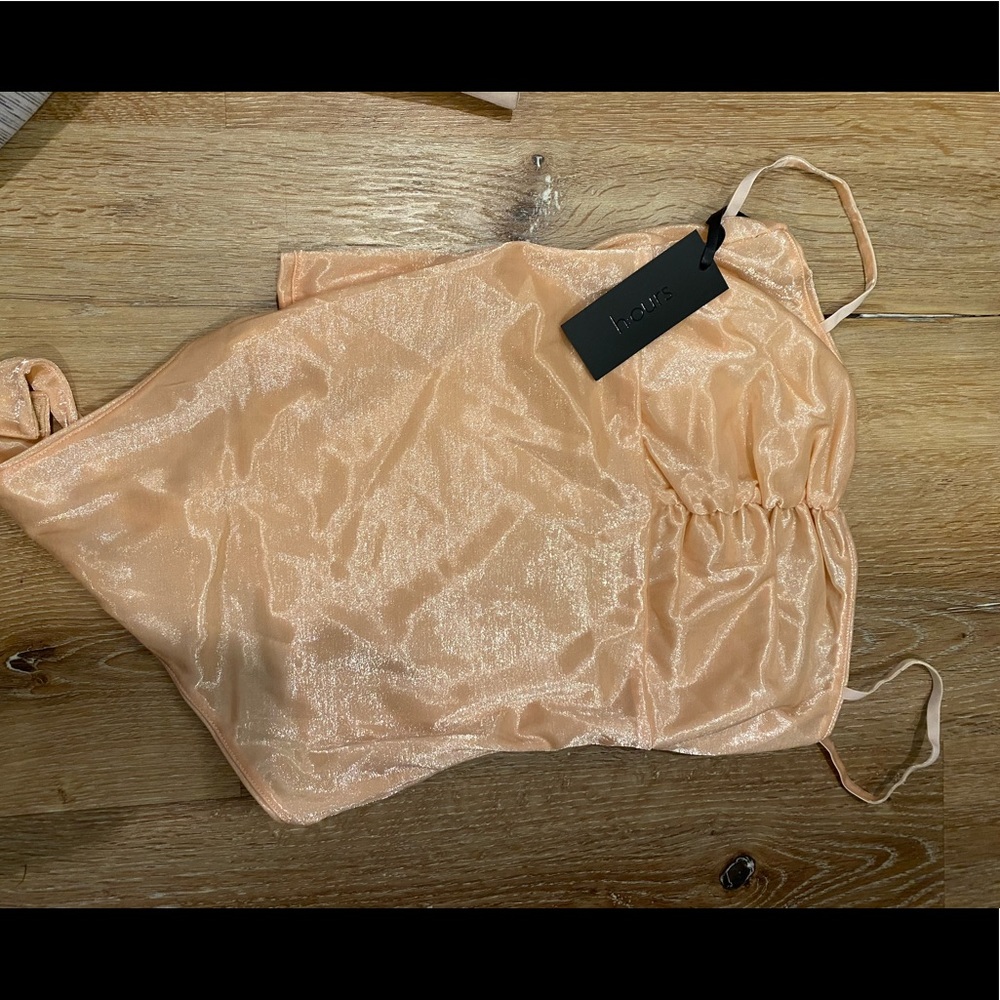 h:ours BNWT shimmery bodysuit